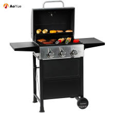 Vente chaude 3 brûleur BBQ Grill au gaz propane